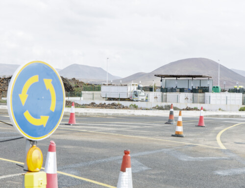 El Ayuntamiento anuncia el inicio de las obras de construcción de la glorieta del punto limpio de Costa Teguise