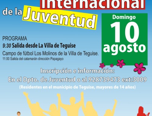 Papagayo Joven. Excursión en Catamaran. Dia internacional de la Juventud