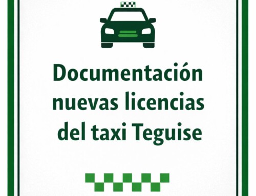 Licencias Taxi Teguise 2026